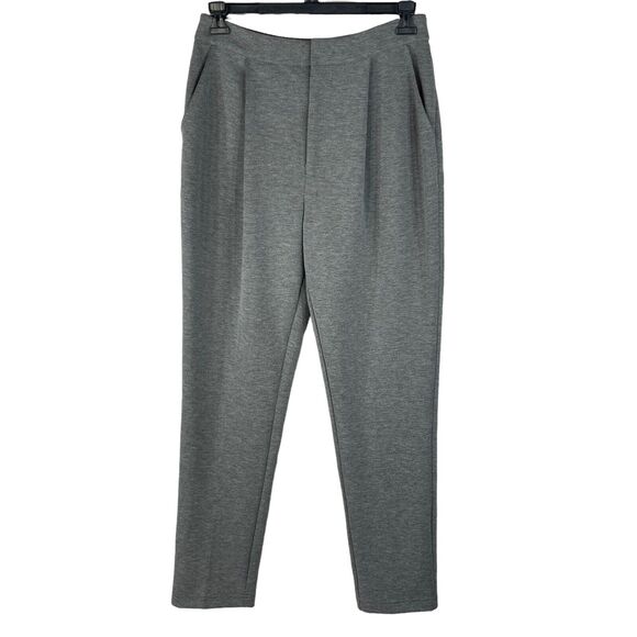 INC International Concepts Pants - INC Jeannie Mai Medium Pants Stretch Pockets Zip-Fly Pleated Gray Heathered New
